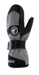 CHIBA Board Mitten - wasserdichte Primaloft Snowboard-/Bike-Handschuhe, Größe 9, Hlgrau/weiß