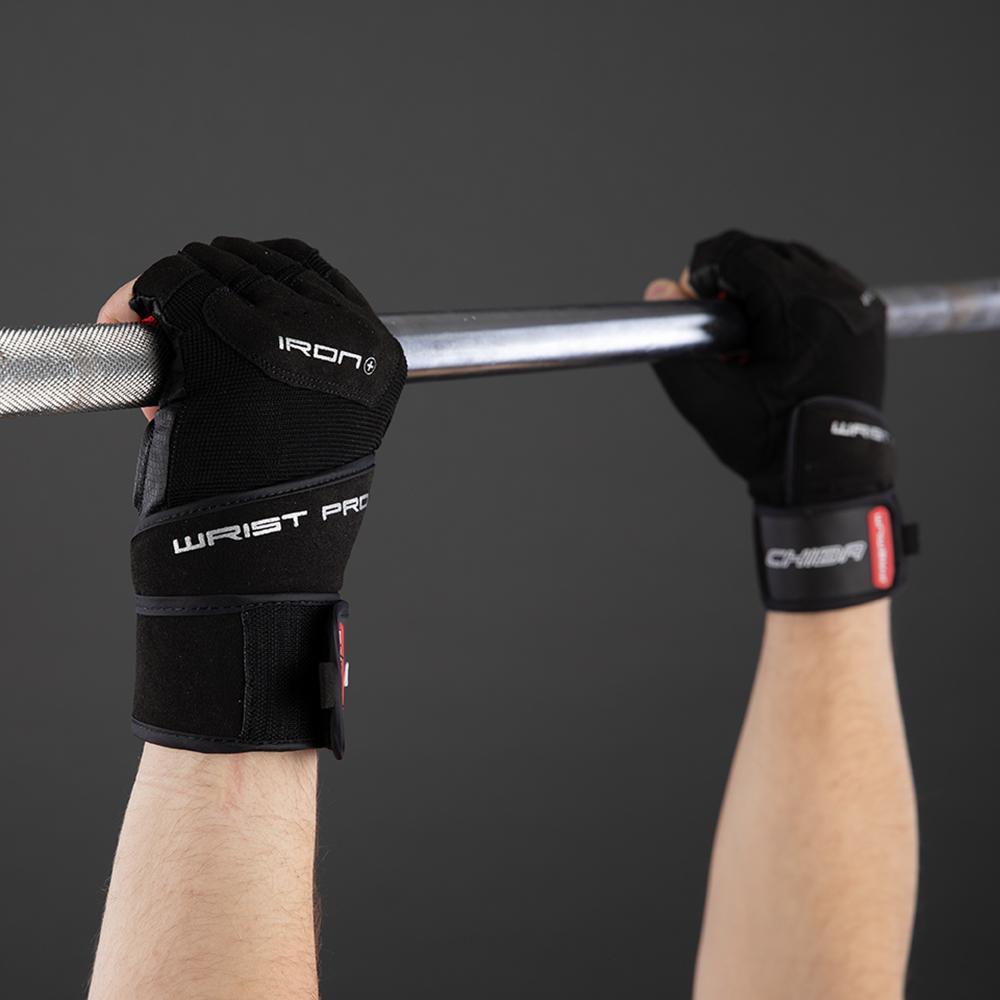 Chiba Iron Premium II Trainingshandschuhe - Schwarz - Größe L/10