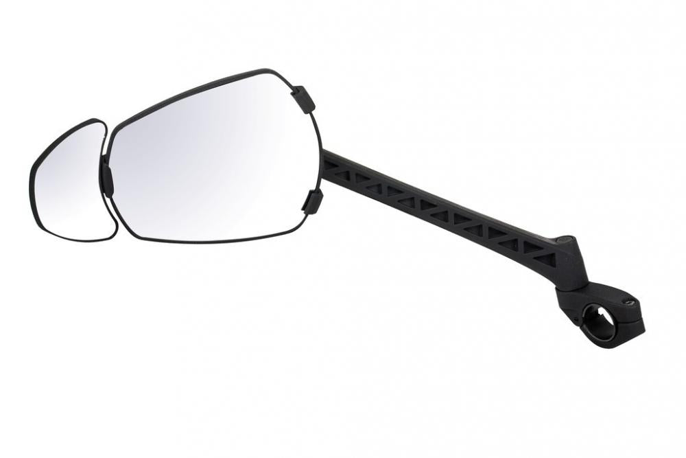 Zéfal Espion E100 linker Fahrradspiegel für Lenker 22-25,4mm. Zweifachspiegel für mehr Sicherheit im Straßenverkehr.