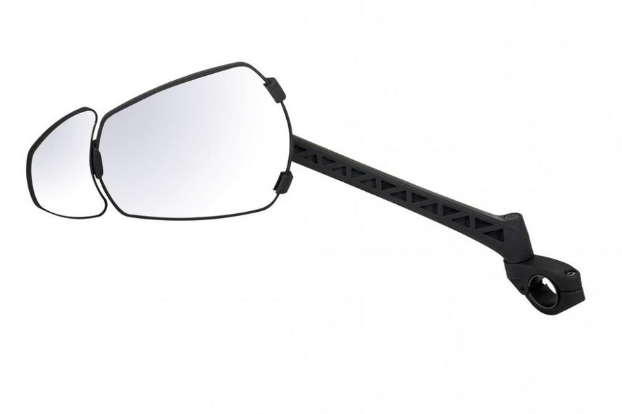 Zéfal Espion E100 linker Fahrradspiegel für Lenker 22-25,4mm. Zweifachspiegel für mehr Sicherheit im Straßenverkehr.