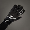CHIBA Phantom - Radhandschuhe L schwarz/schwarz, Softshell, winddicht, Touchfinger