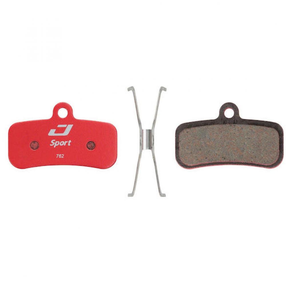 Jagwire Bremsbeläge Disc Sport Semi-Metallic für Shimano/Tektro Rot - Zuverlässige Bremsleistung