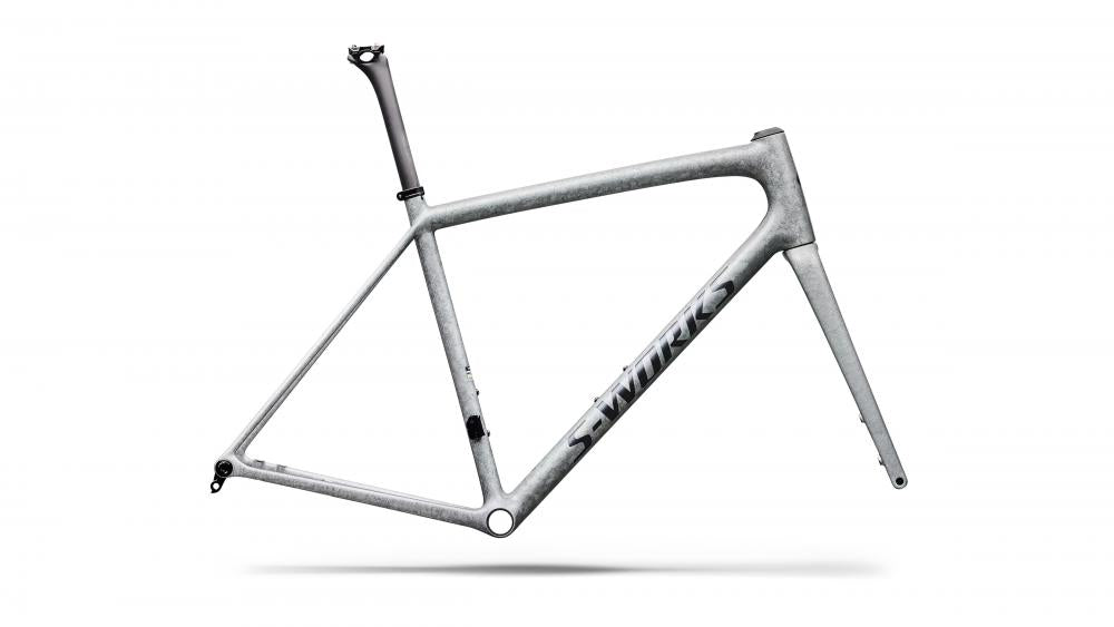 Specialized Aethos Rahmenset - Shadow Silver/Silver Dust/Black Pearl - Größe 58 cm