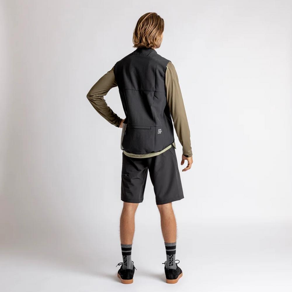 IXS Sports Division iXS Flow Vest S black - leichte winddichte Multisport-Weste