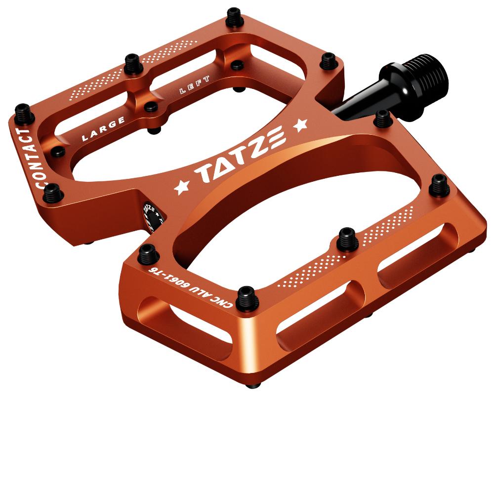 Pedal Contact Cnc Junior Orange Plattform 10 Pins Je Seite