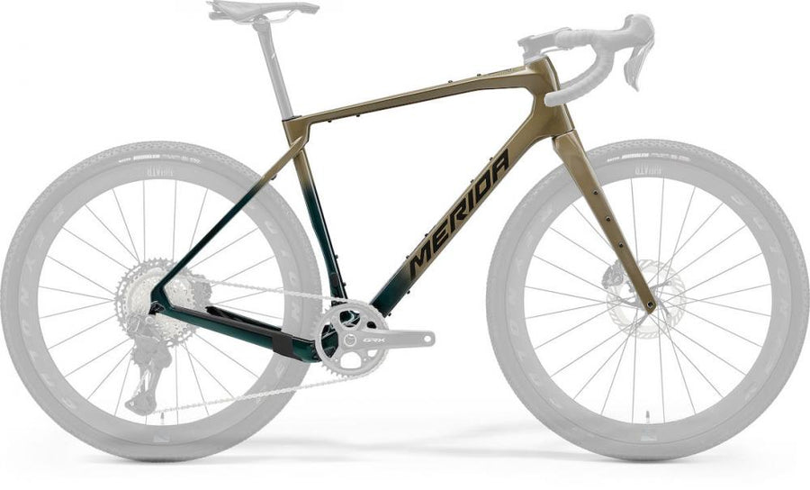 Rahmenkit SILEX 9000 halo green fade(silver green), MERIDA, Größe: XXS, Farbe: grün, VE: 1 Stk.