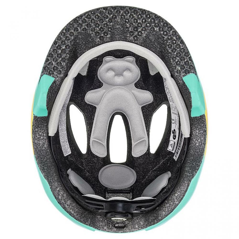 uvex OYO Style Kinder-Fahrradhelm Monster Lagoon matt 50-54 cm - Leichter Helm mit integriertem Schläfen- und Stirnschutz (uvex xTRA Shield), individuell anpassbar (uvex IAS System), 10 Belüftungsöffnungen