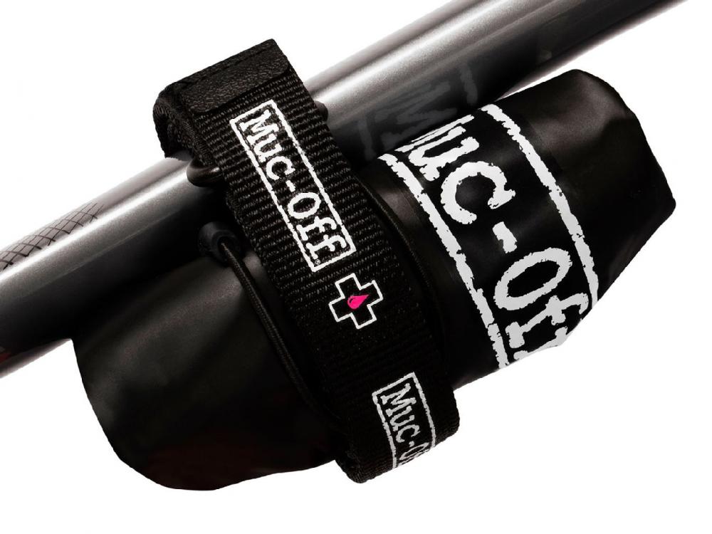 Muc-Off Utility Frame Strap & Cargo Bag Bundle Schwarz - Wasserdichter Gurt für Rahmen-Transport