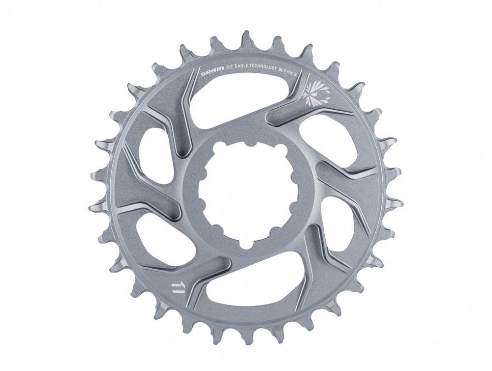 SRAM Kettenblatt X-Sync 2 Eagle 30T / 6 mm / grau - 6 mm, grau