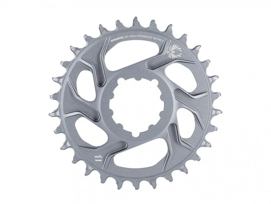 SRAM Kettenblatt X-Sync 2 Eagle 30T / 6 mm / grau - 6 mm, grau