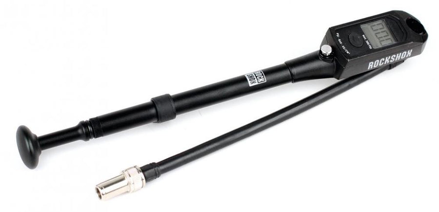 Rockshox digitale Dämpferpumpe schwarz, max 300 psi, für Gabeln und Dämpfer, Modell 00.4315.023.040.