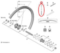 SHIMANO Ventil WH-RX870 Tubeless - Tubeless-Ventil für WH-RX870 Laufräder, Radsport