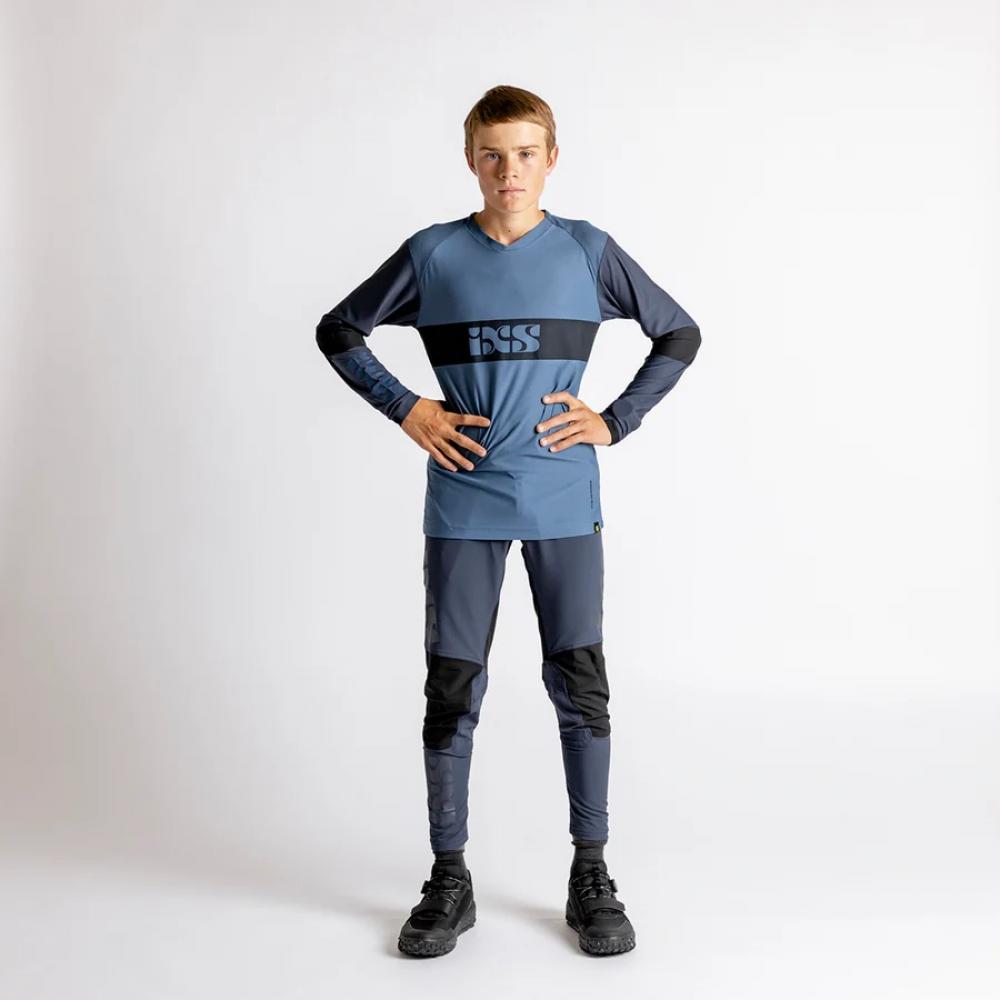 IXS Sports Division iXS Trigger EVO Kids pants KL Marine - renntaugliche Kinder-Bikehose