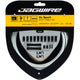 Jagwire Schaltzugset Road & Mountain Sport Universal Weiß geflochten - präzise Schaltperformance
