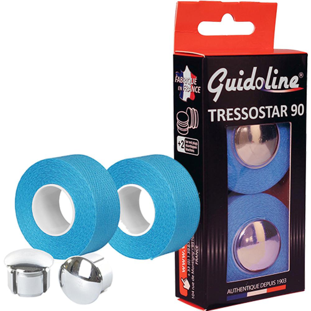 Lenkerband Tressostar 90 Karton Mit Stopfen Baumwolle Hellblau