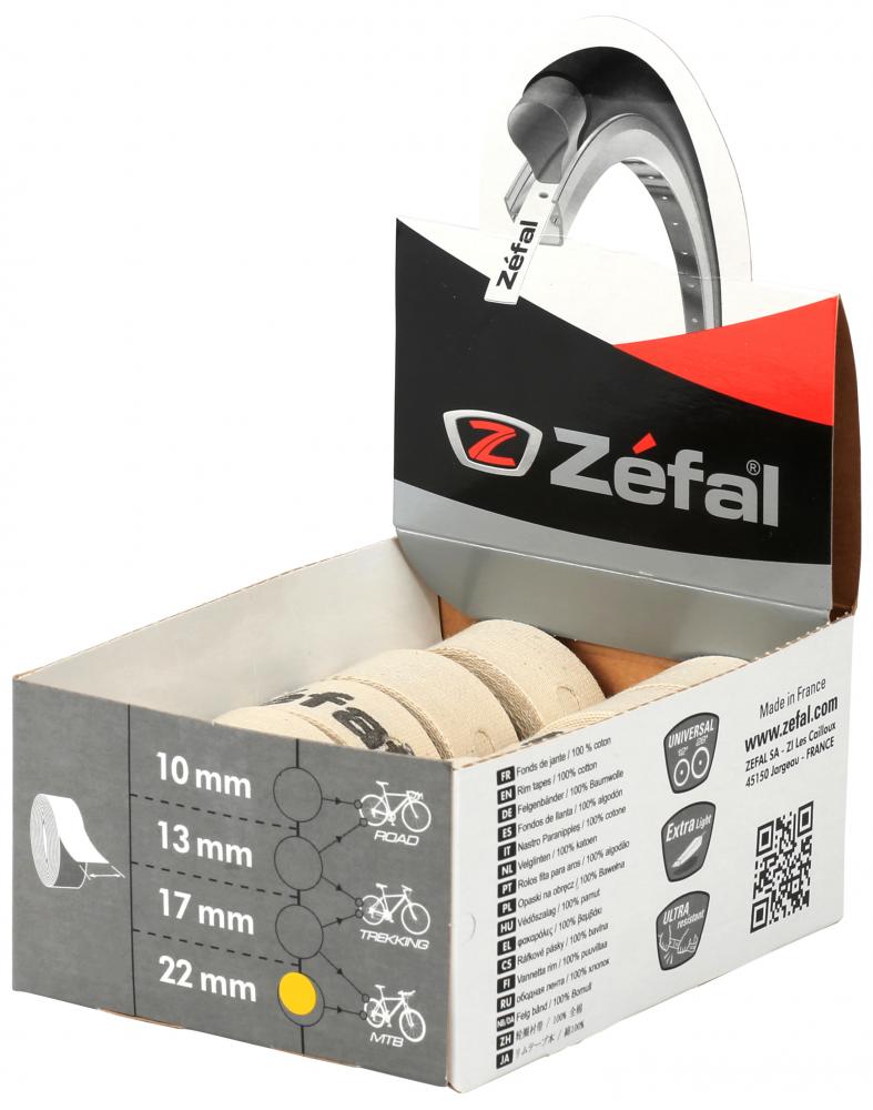 Zéfal Felgenband selbstklebend 22 mm - zuverlässiger Pannenschutz für Fahrradelgen