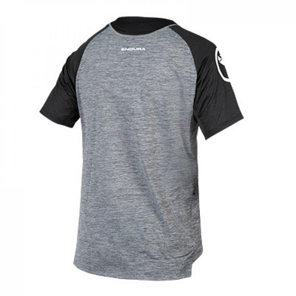 Endura SingleTrack Kurzarmtrikot Zinn-Grau Größe S