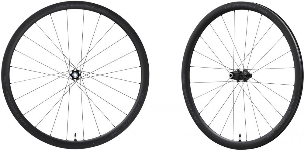 SHIMANO Laufradsatz ULTEGRA WH-R8170 C36 TL - 28 Zoll, Disc Center Lock, Tubeless Ready 28" 24 Loch 100x12 mm