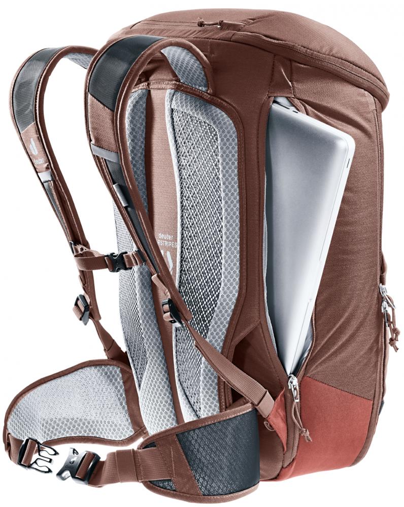 Deuter Rotsoord 25+5 Fahrradrucksack 52 cm Rot - Ergonomisch & Erweiterbar