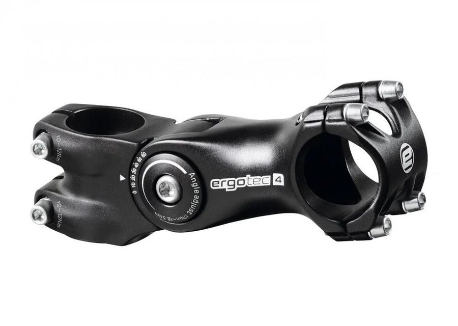 Ergotec Octopus 2 Ahead Vorbau 25,4mm 105mm, AL6061-T6, -10°/+60°, SL4, schwarz