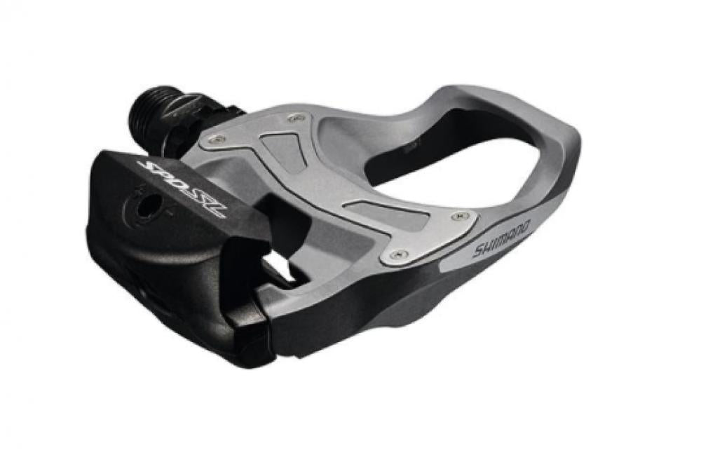 Shimano PD-R550 SPD-SL Pedale grau - Leichte Rennrad-Klickpedale mit effizienter Kraftübertragung