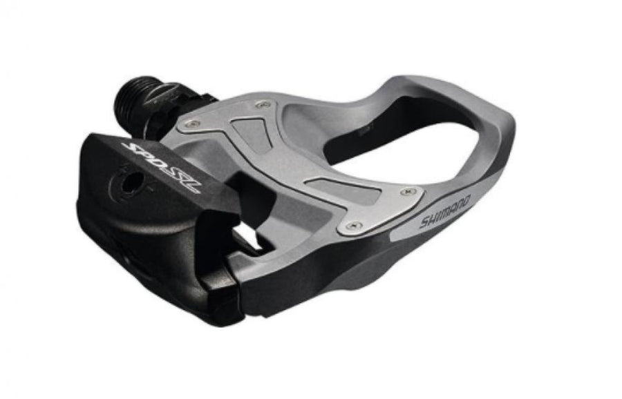Shimano PD-R550 SPD-SL Pedale grau - Leichte Rennrad-Klickpedale mit effizienter Kraftübertragung