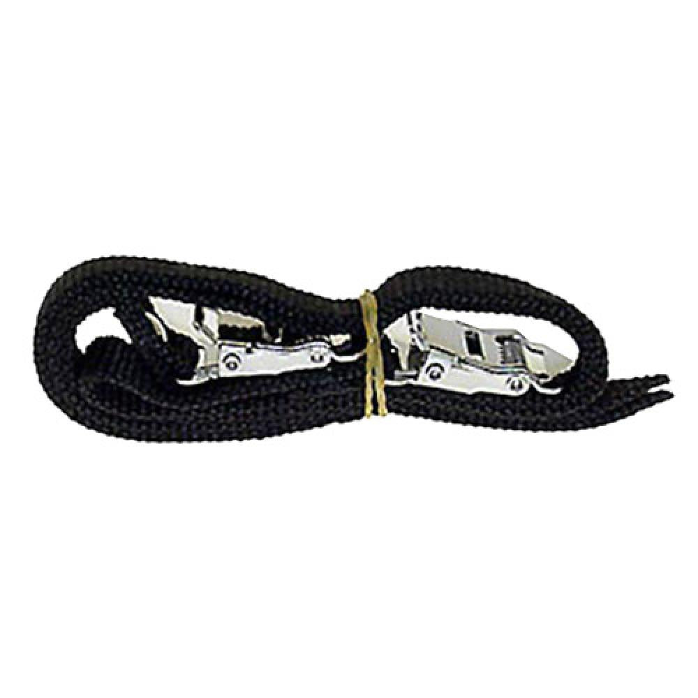Messingschlager Pedal-Riemen Nylon schwarz Paar 313137