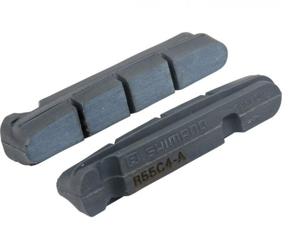 Shimano Felgenbremsbelag R55C4 für Cartridge Bremsschuh Carbonfelge
