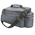 KLICKfix Gepäckträgertasche Rackpack Light grau Größe 37x19x18cm 8l