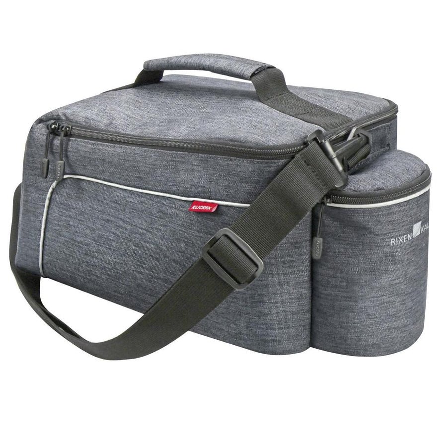 KLICKfix Gepäckträgertasche Rackpack Light grau Größe 37x19x18cm 8l