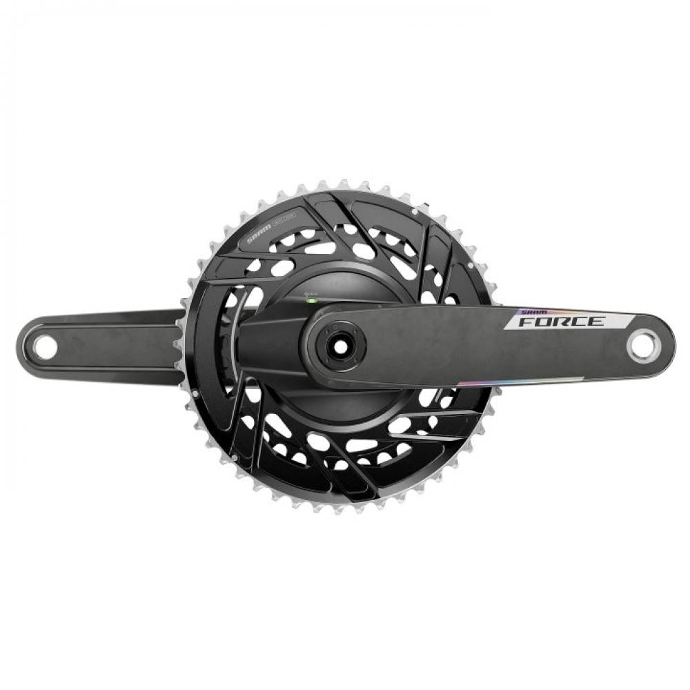 SRAM Kurbelgarnitur Kurbelgarnitur Quarq Force E1 160 mm 48-35T - Präziser Powermeter für maximale Performance