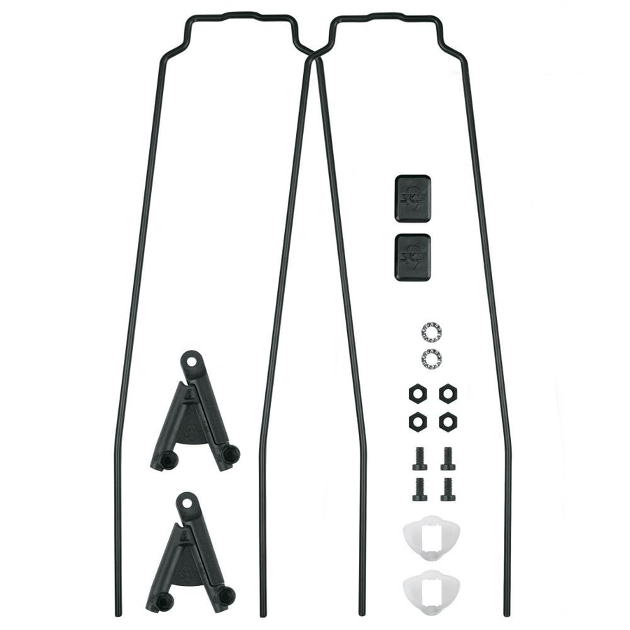 SKS Bluemels Style 56 Ersatzstreben-Set für 28\" Vorderrad Schutzbleche, 325mm, schwarz, inkl. ESC V-Adapter und Befestigungsmaterial