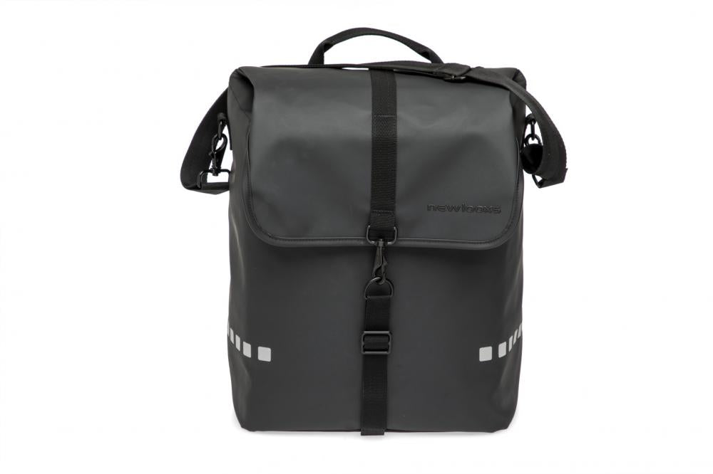 New Looxs Radtasche Odense Single Black Black - geräumige Fahrradtasche für Alltag & E-Bike