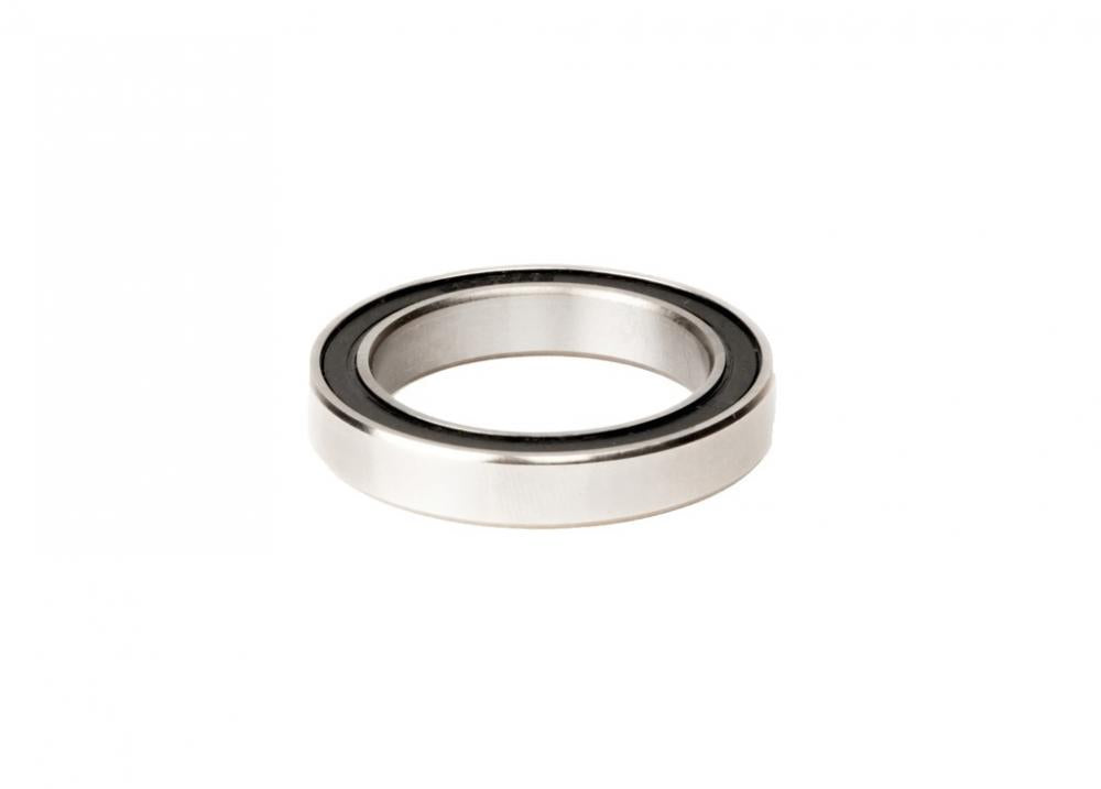XLC Präzisionslager 699 2RS, silbernes gedichtetes Kugellager mit schwarzem Dichtring, Ø20x9x6mm.