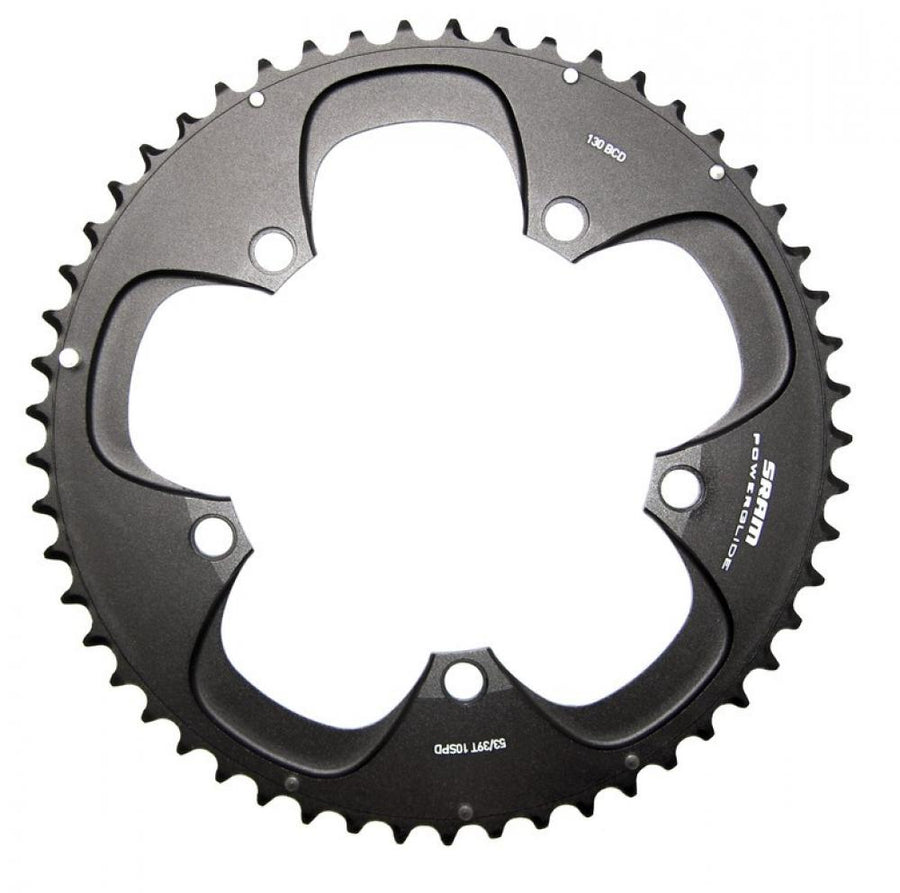 SRAM Kettenblatt Road 34T, LK 110mm, schwarz - 110mm, 50-34, schwarz