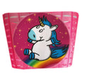 Bike Fashion Einhorn Fahrradkorb pink - Kinder-Lenkerkorb aus Kunststoff, Motivkorb 19,5x10,5x15 cm
