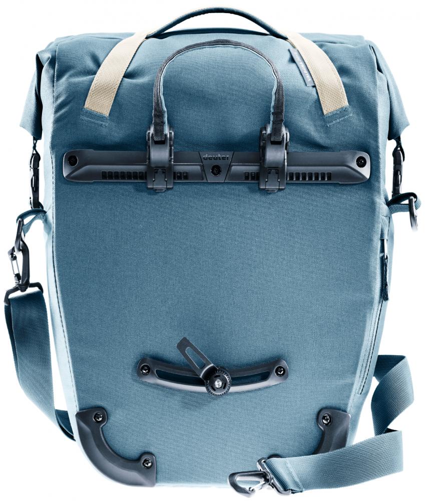 Deuter Valbona 20+5 Hinterradtasche - Gepäckträgertasche mit Roll-Top und BagFix