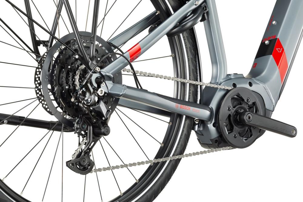CONWAY Elektro-Trekkingrad Cairon T 2.0 625 SE, Diamant, 625 Wh, Bosch Motor - Shadowgrey Metallic