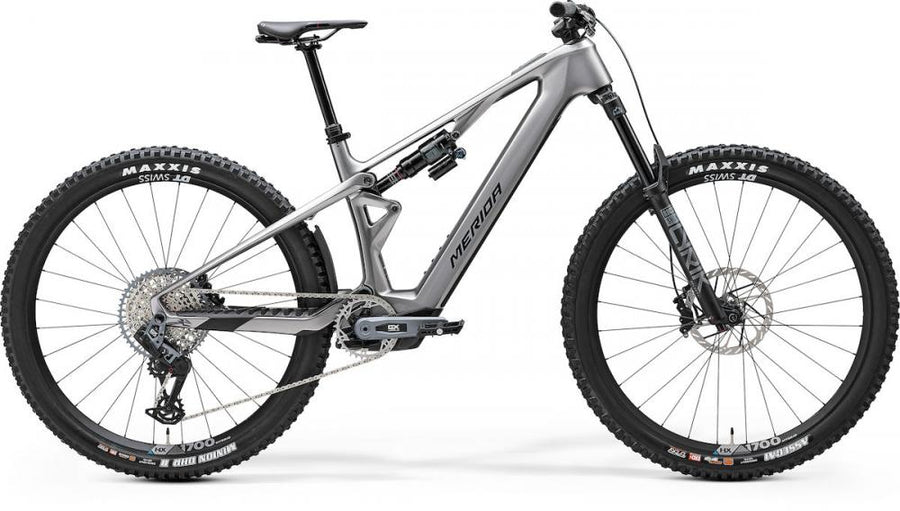 Merida eONE-SIXTY SL 8000 I1 glossy XS Grau - kraftvolles E-MTB für anspruchsvolle Trails