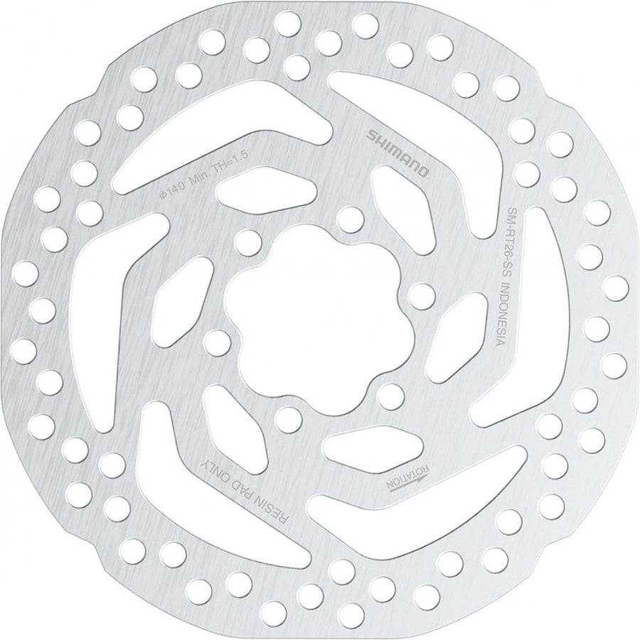 SHIMANO Bremsscheibe SM-RT26 140mm, 6L Bremsscheibe - 140mm, 6L
