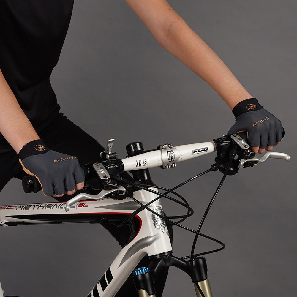 CHIBA ECO Glove Pro - Radhandschuhe dunkelgrau XL, atmungsaktiv & gepolstert