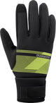 SHIMANO WINDBREAK Thermal Gloves Neon Yellow L - winddichte Winterhandschuhe für maximale Kontrolle
