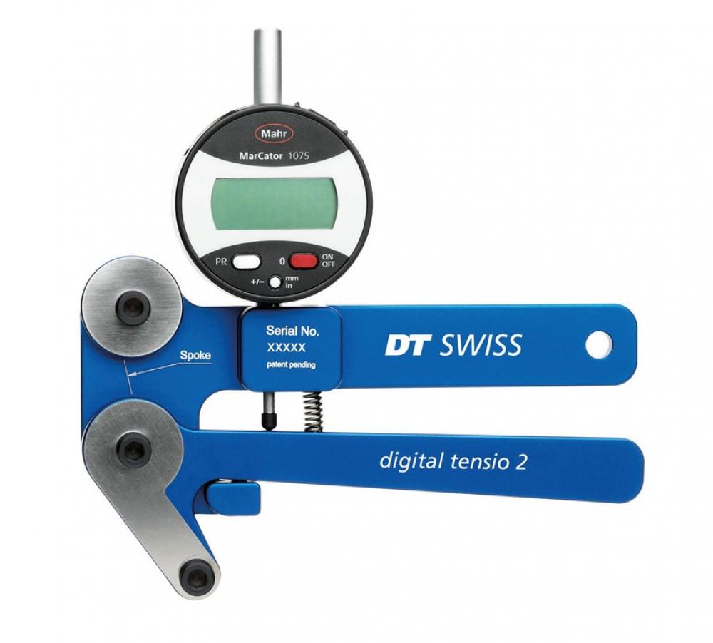 DT Swiss Tensiometer Digital Universalgröße Grau/silber - präzise Speichenspannungsmessung