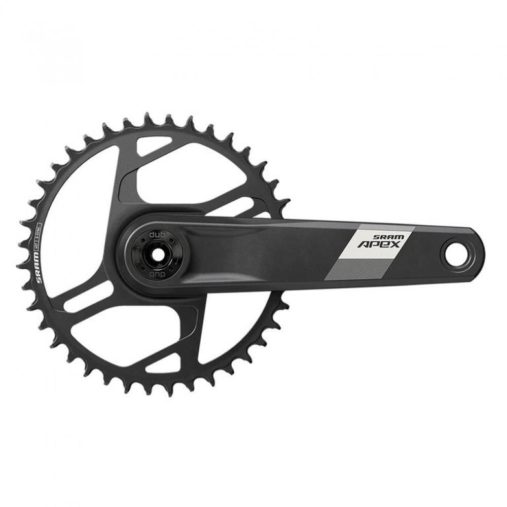KRG SRAM Apex 1 D1 DUB wd 83A AI 170mm 42 Z,12-f., sw, alu, DM, o.DUB-Lager