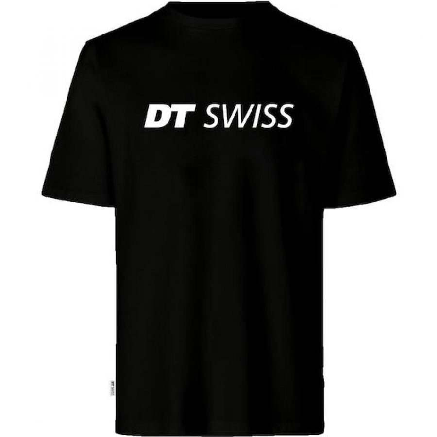 DT Swiss T-Shirt DT SWISS Classic Logo M Schwarz - komfortables Unisex-Fanshirt