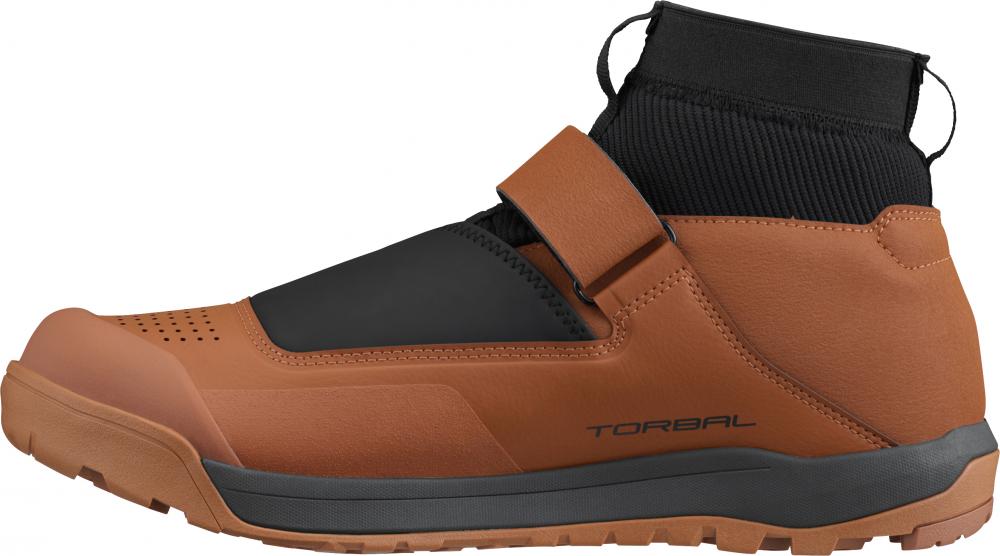 SHIMANO Fahrradschuhe GE900GTX Herren/Damen MTB SPD Größe 42 Braun - wasserdichte Gravity/Enduro Schuhe