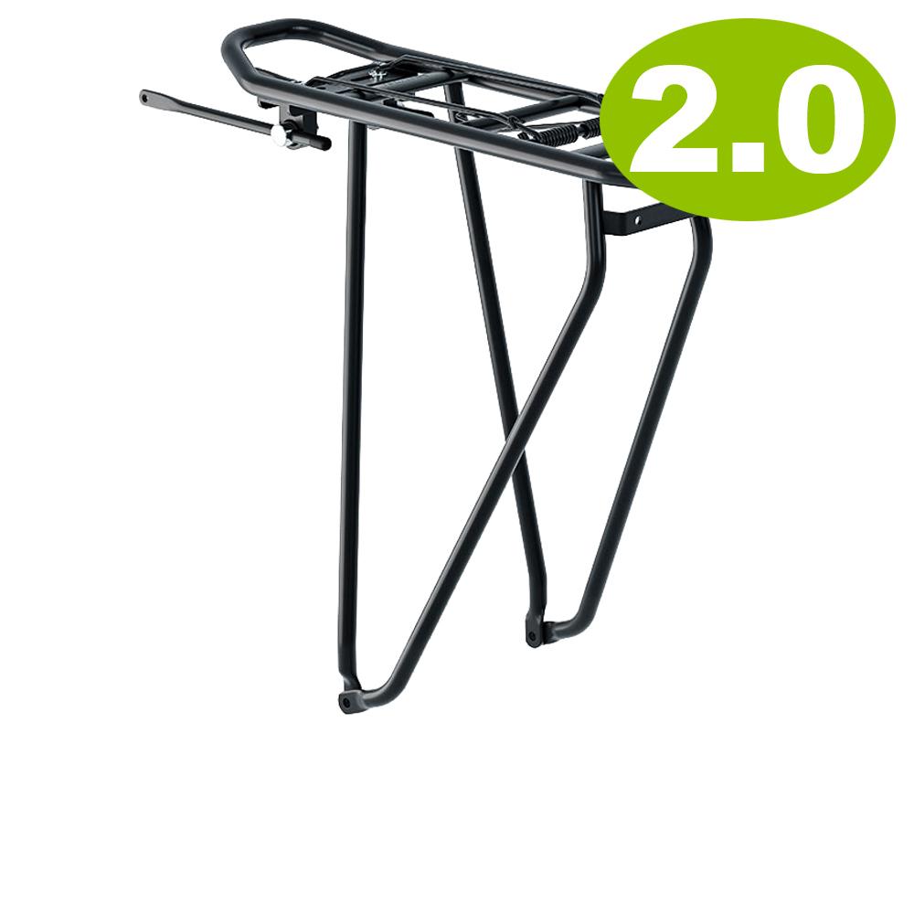 Gepäckträger Basic 2.0 28 Zoll Schwarz Mit Federklappe