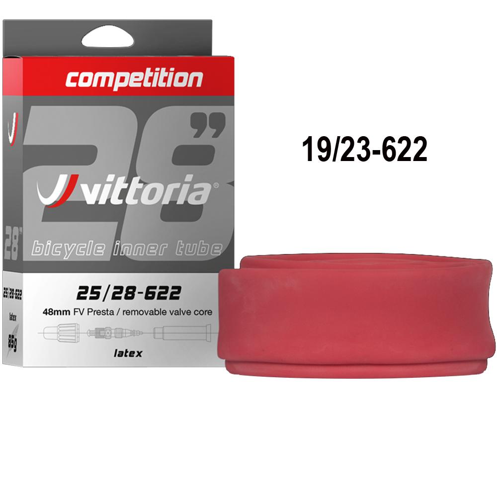 Vittoria Schlauch 28x0.75-0.90" 19/23-622 Competition Latex SV 48mm"