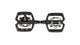 LOOK Geo Trekking ROC Hybrid-Pedale schwarz Aluminium, SPD, Flat  83 mm