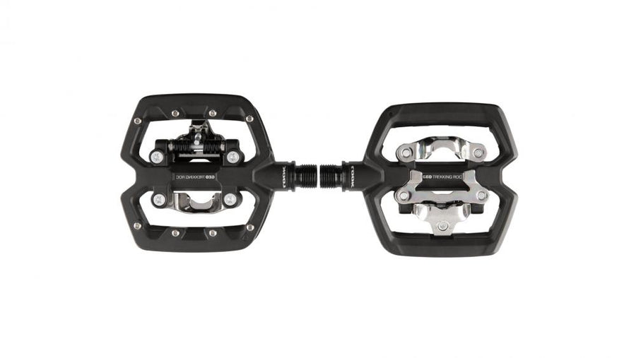 LOOK Geo Trekking ROC Hybrid-Pedale schwarz Aluminium, SPD, Flat  83 mm